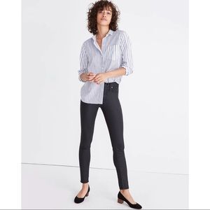 Madewell 9" High-Rise Skinny Jeans: Coated Edition